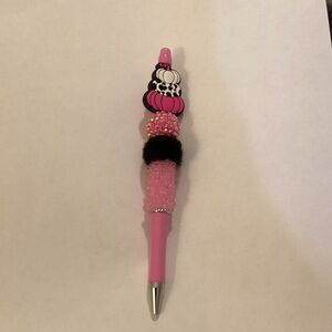 Pink Pumpkin Handmade Pen